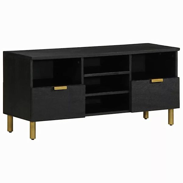 vidaXL Schrankmodule TV-Schrank Schwarz 100x33x46 cm Holzwerkstoff günstig online kaufen