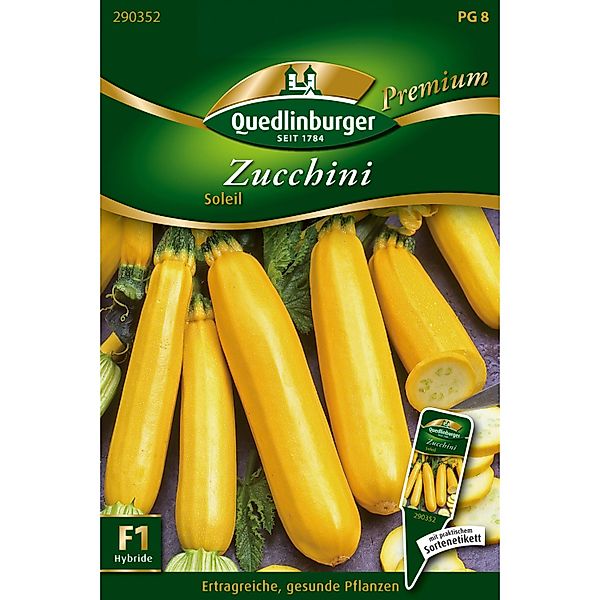 Quedlinburger Zucchini Soleil Loses Saatgut günstig online kaufen