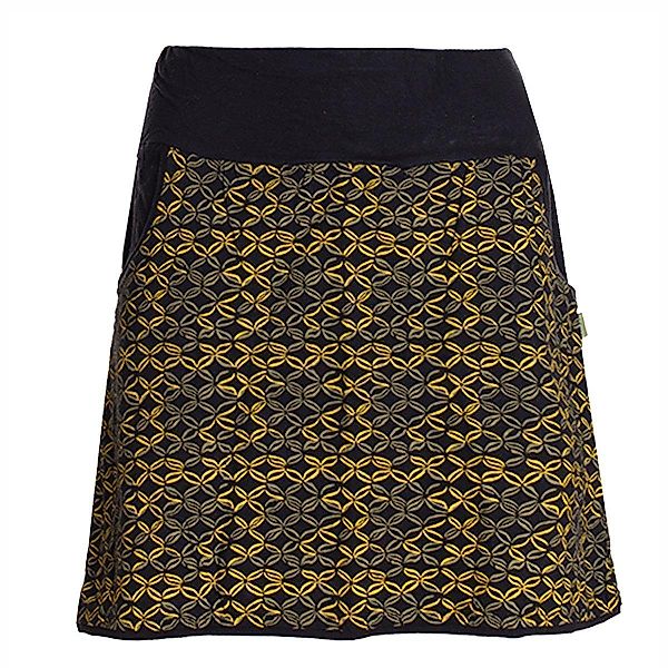 Vishes Jerseyrock Kurzer Damen Baumwoll-Rock mit günstig online kaufen