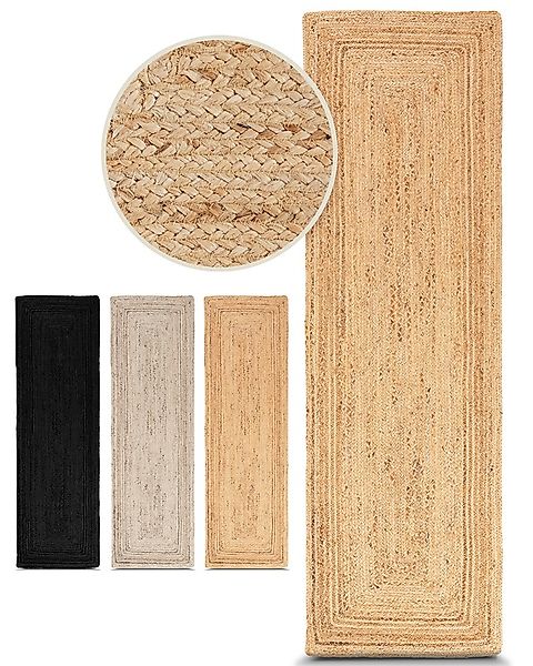 carpetfine Teppich »Nele Juteteppich Naturfaser«, rechteckig, 6 mm Höhe, ge günstig online kaufen