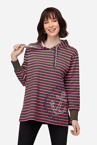Laurasøn Sweatshirt Hoodie Ringel Sweater Anker günstig online kaufen