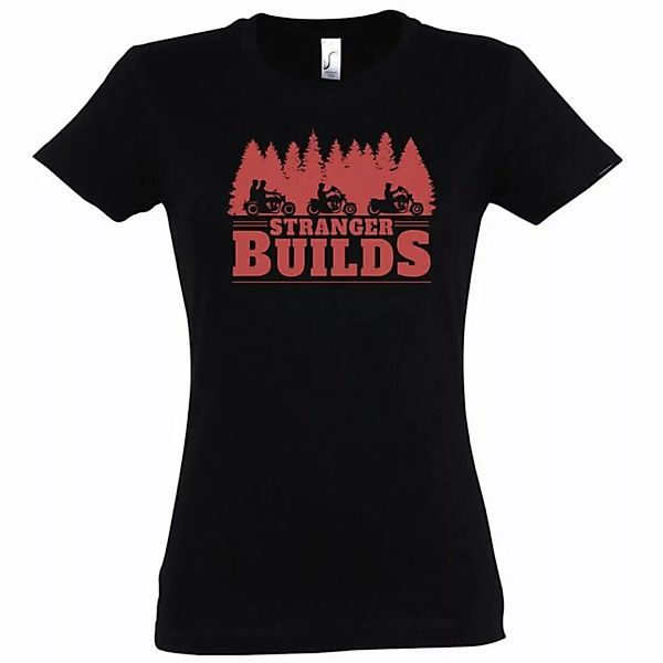 Youth Designz T-Shirt Stranger Builds Damen T-Shirt mit trendigem Frontprin günstig online kaufen