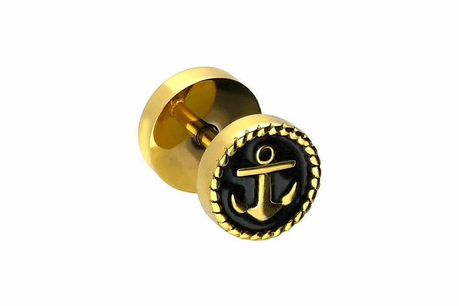PIERCINGLINE Fake-Ear-Plug Chirurgenstahl Fake Plug ANKER günstig online kaufen
