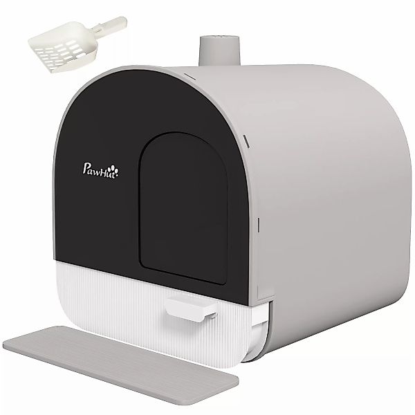 PawHut Katzentoilette mit Haube für Katzen bis 5kg, ausziehbare Schaufel & günstig online kaufen