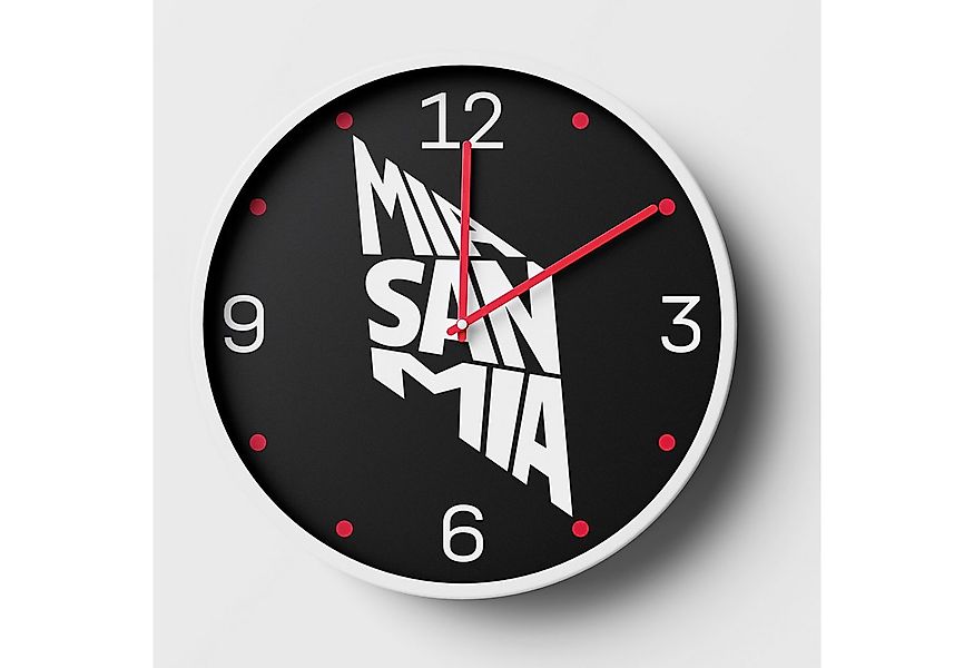 K&L Wall Art Wanduhr Fußballwanduhr FCB Fußball Wanduhr Wohnzimmer (lautlos günstig online kaufen