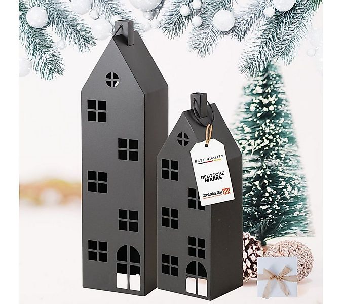 Topanbieter999 Kerzenlaterne (2er-Set), Weihnachtsdeko günstig online kaufen