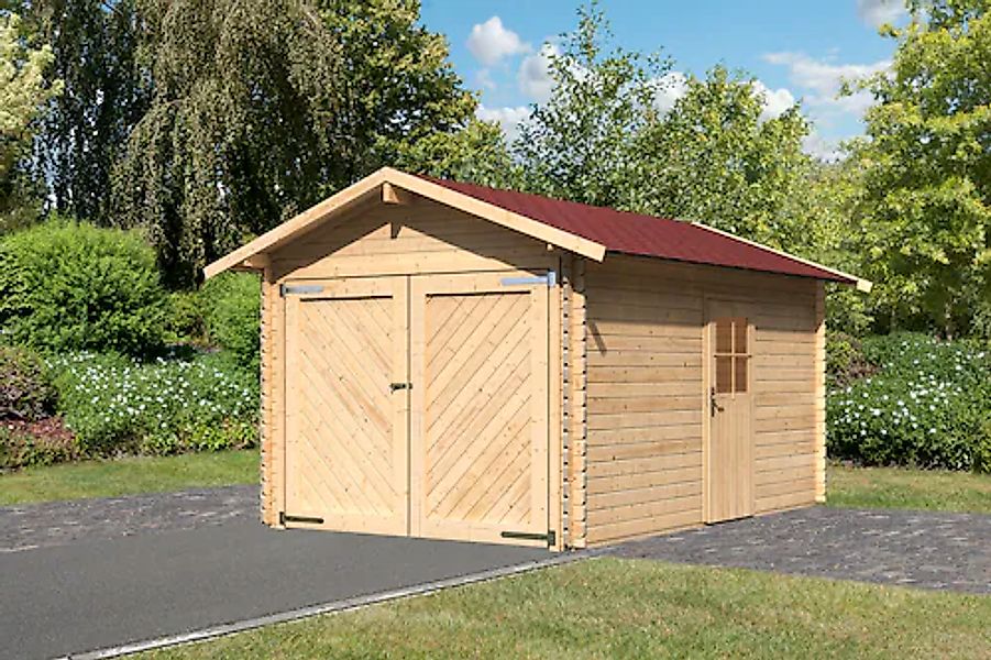 Karibu Garage »Stephan« BxT: 338x489 cm, 193 cm Einfahrtshöhe günstig online kaufen