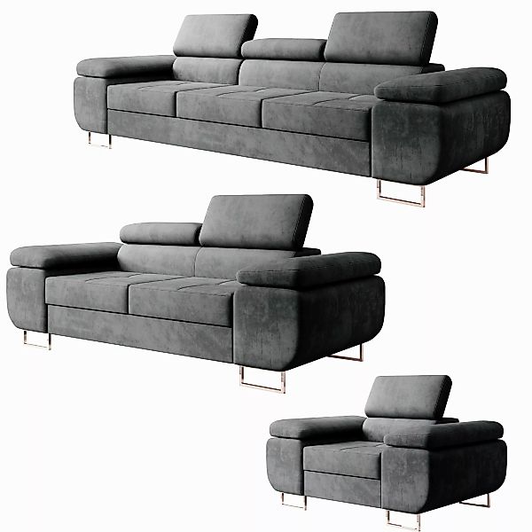 M-Punkt24 Polstergarnitur Miami, (3-3-1 Set, 3-1-1, günstig online kaufen