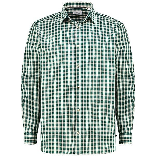 s.Oliver Kariertes Freizeithemd Farbe grün Größe: 4XL günstig online kaufen