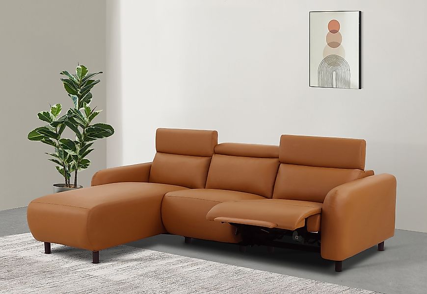 Home affaire Ecksofa SKAANE Lederoptik, L-Form, günstig online kaufen
