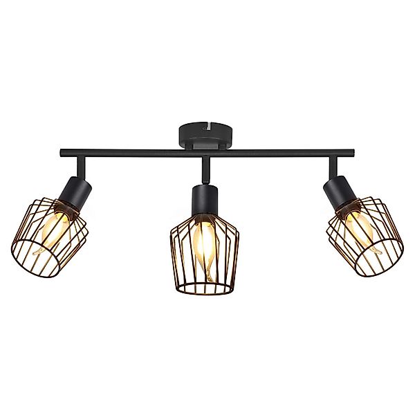 Nettlife LED Deckenspots Schwarz Weiß E14 günstig online kaufen