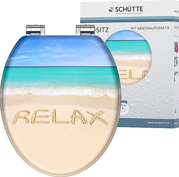 Schütte WC-Sitz Relax, mit Absenkautomatik und günstig online kaufen