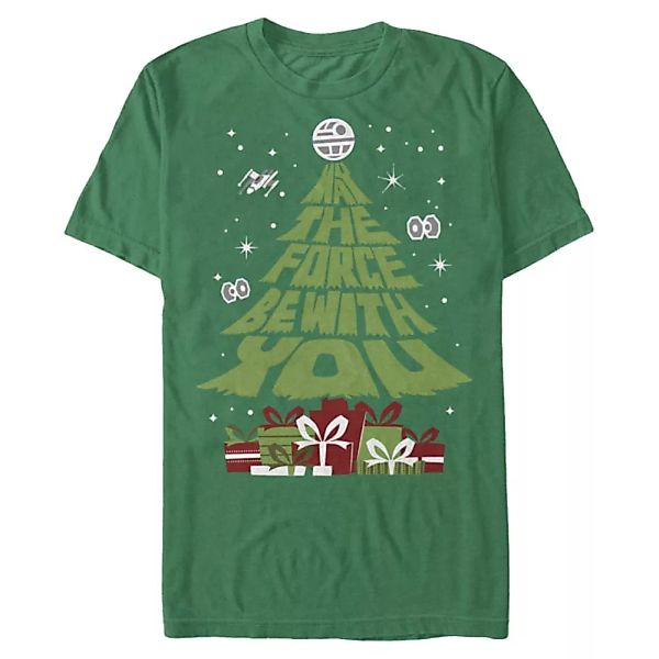 Star Wars - Text Gift Tree - Weihnachten - Männer T-Shirt günstig online kaufen