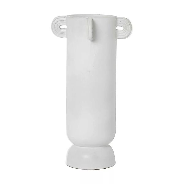 Vase Muses - Calli keramik weiß / Ø 17 cm x H 31 cm - Ferm Living - Weiß günstig online kaufen
