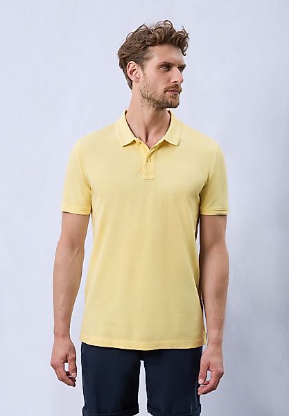 STREET ONE MEN Poloshirt, mit Seitlichen Einschlitzen am Saum günstig online kaufen