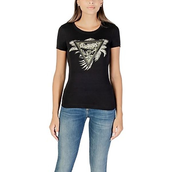 Guess  T-Shirt CN SS TRIANGLE PALM PRINT W5YI13 J1314 günstig online kaufen