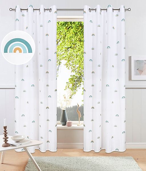 my home Gardine Elyna, Ösen (1 günstig online kaufen