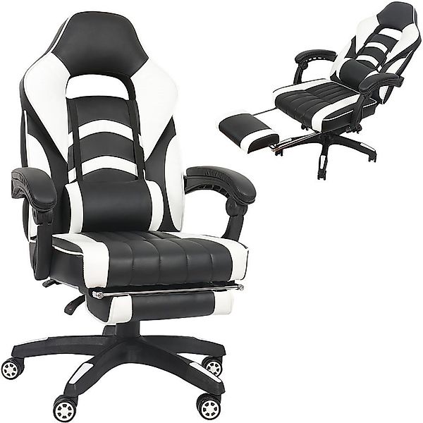 Mucola Schreibtischstuhl Gaming Stuhl Bürostuhl Kunstleder günstig online kaufen
