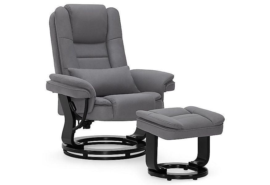 MCombo Relaxsessel 360°Drehbarer Fernsehsessel mit Hocker TV-Sessel 9099 (R günstig online kaufen