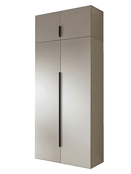 Compleo Kleiderschrank zwei Türen, Aufsatz als Option, Drehtürenschrank STE günstig online kaufen