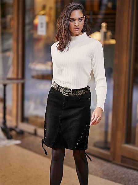 Strickpullover "Rollkragen-Pullover" günstig online kaufen