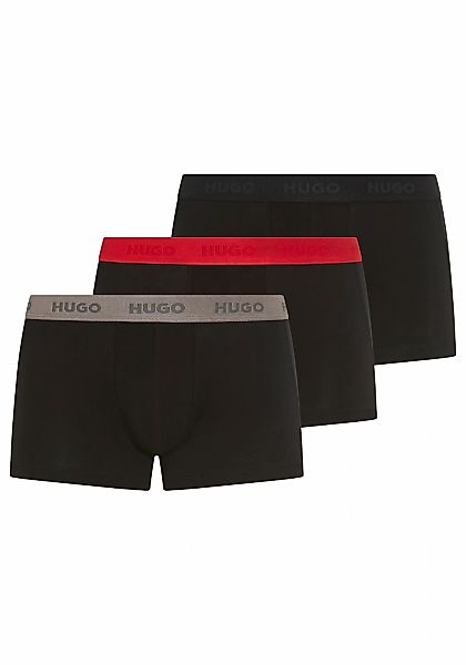 HUGO Underwear "TRUNK TRIPLET PACK" Packung, 3 Stk. mit Logoschriftzug auf günstig online kaufen