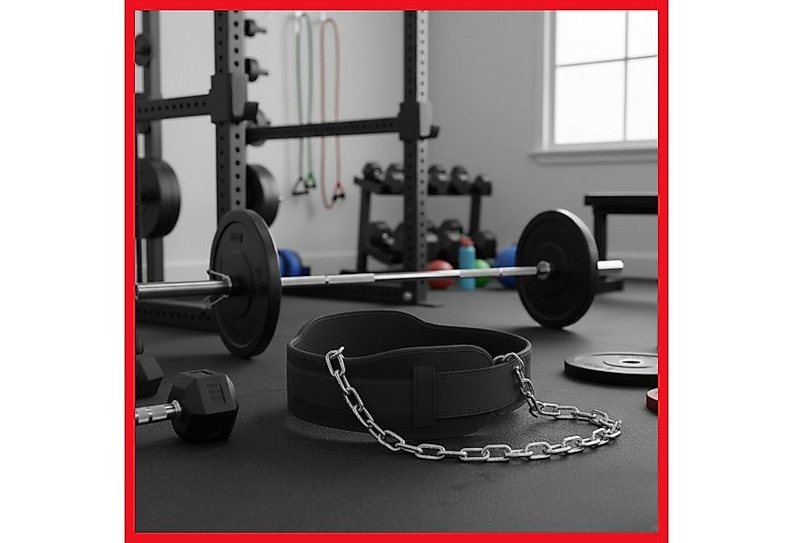 PeakPower Dip-Gürtel für Sport, Dips, Krafttraining, Klimmzüge mit Stahlket günstig online kaufen