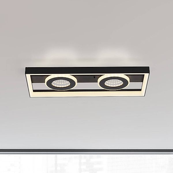 Paul Neuhaus Deckenleuchte TRAFORO, dimmbar über Fernbedienung, LED fest in günstig online kaufen