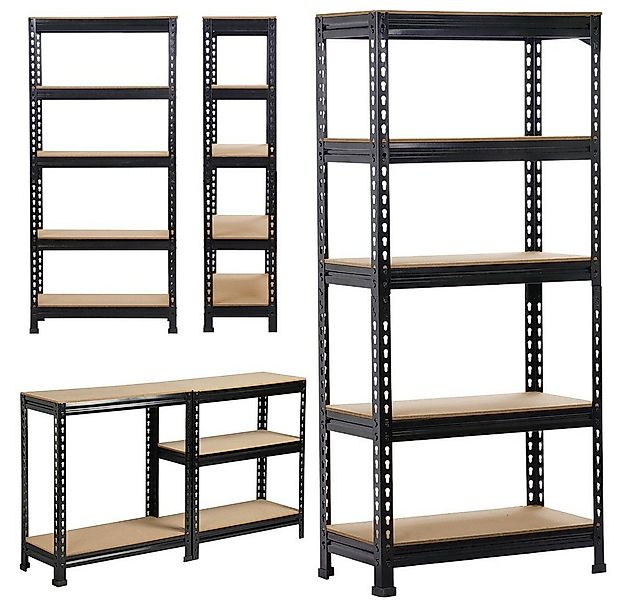Yaheetech Standregal 70 x 30 x 150cm, Schwerlastregal Lagerregale Kellerreg günstig online kaufen