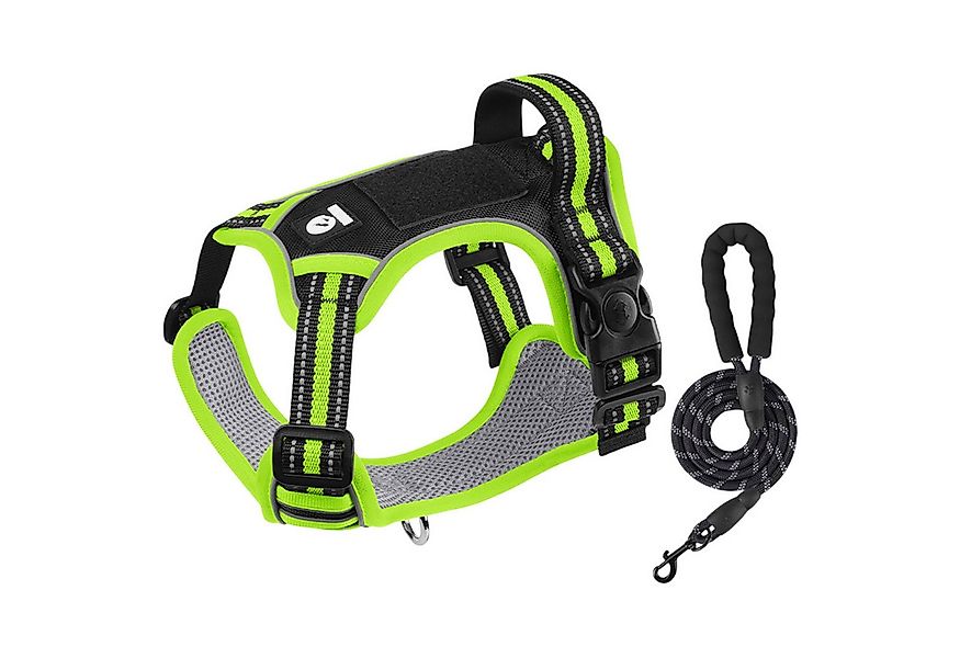 Refttenw Hunde-Geschirr Verstellbares Katzengeschirr Ausbruchsicher,Hundege günstig online kaufen