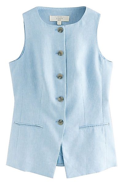 Next Anzugweste Chambray-Weste mit Struktur (1-tlg) günstig online kaufen