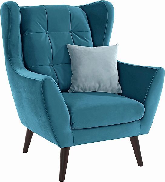 andas Ohrensessel "Hemmink, Sessel, Loungesessel", mit Knopfheftung günstig online kaufen