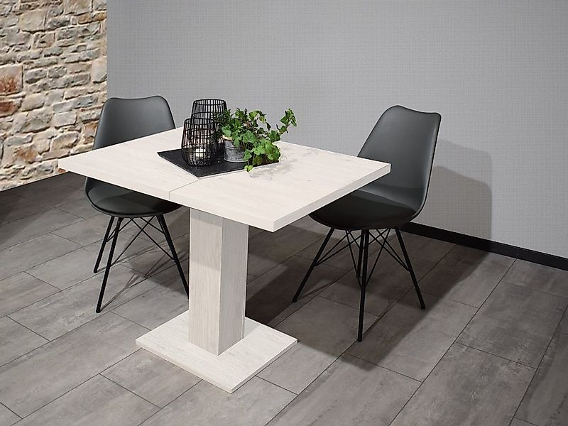 freiraum Säulen-Esstisch Tap (ausziehbar), (ausziehbar) in pino aurelio - 8 günstig online kaufen