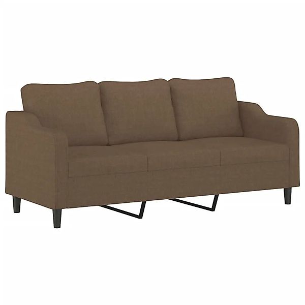 vidaXL 3-Sitzer-Sofa Braun 180 cm Stoff 359370 günstig online kaufen
