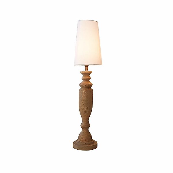 Mirabeau Tischleuchte Tischlampe Ambrevaux braun/creme günstig online kaufen