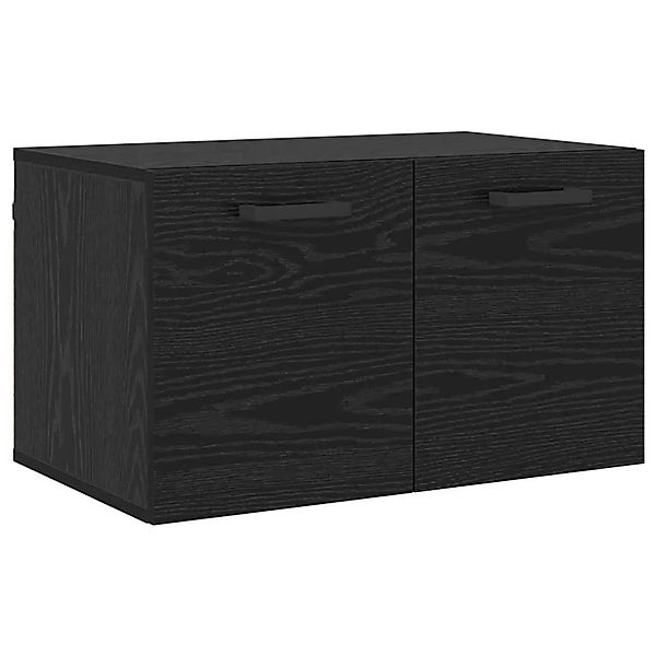 vidaXL Wandschrank Wandmontiert Schwarz Eichen-Optik 60 x 36,5 x 35 cm 8795 günstig online kaufen