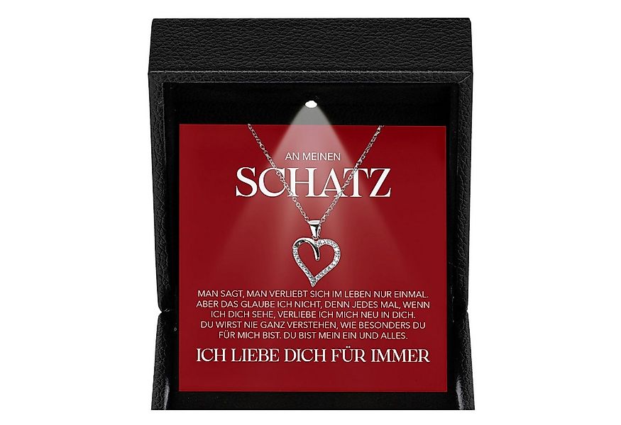 22Feels Schmuckset Schatz Frauen Herz Halskette Ich Liebe Dich Geschenk Dam günstig online kaufen