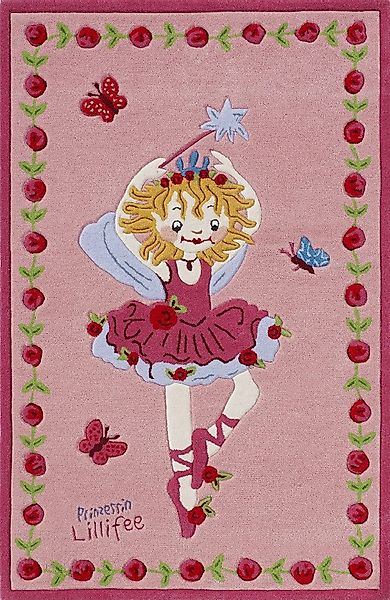 Prinzessin Lillifee Kinderteppich Prinzessin Lillifee 110x170cm günstig online kaufen