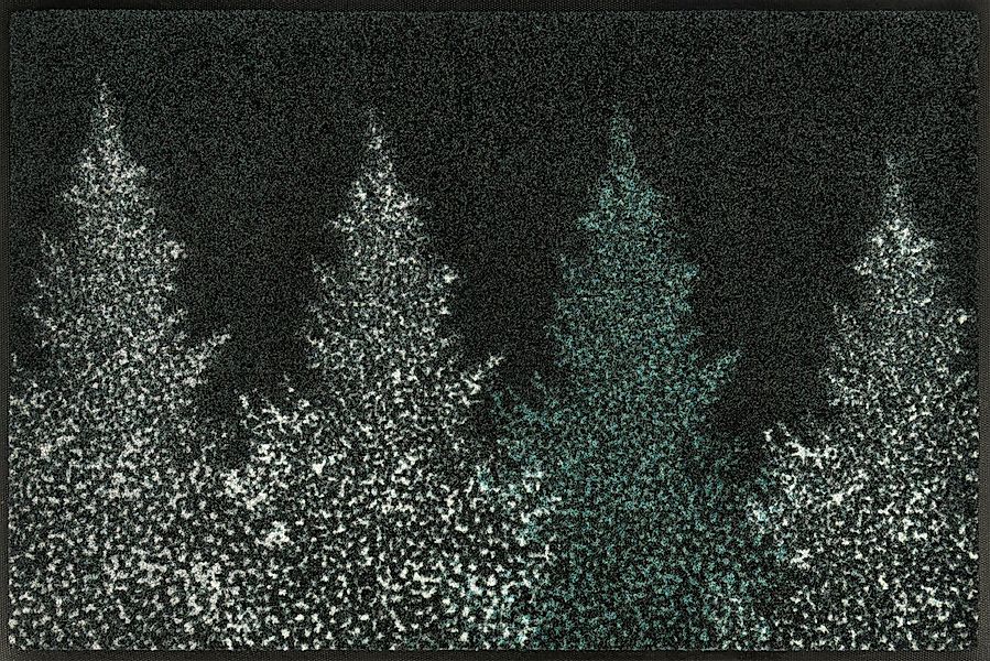 wash+dry by Kleen-Tex Fußmatte Pine Forest, rechteckig, Höhe: 7 mm, waschba günstig online kaufen