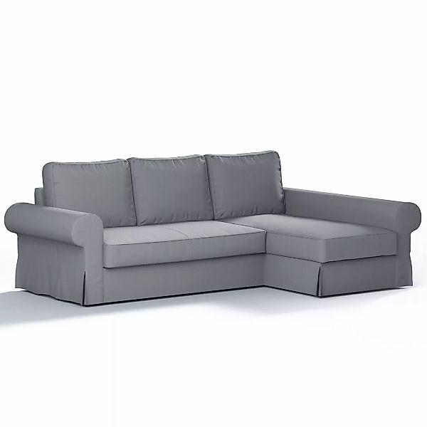 Bezug für Backabro Bettsofa / Recamiere, grau, Bezug für Bettsofa Backabro günstig online kaufen