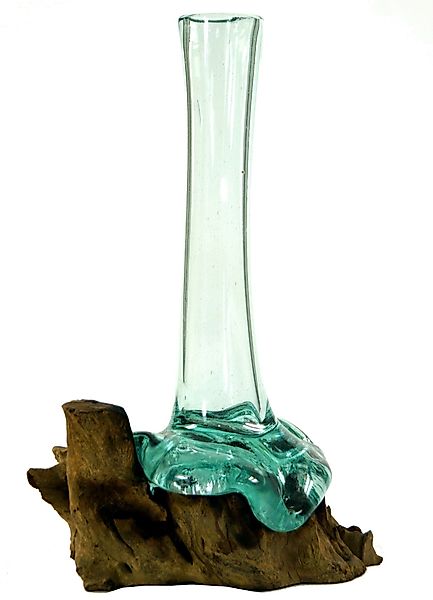Guru-Shop Dekovase Vase aus Recycelingglas, Glasvase günstig online kaufen