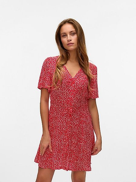 Vero Moda Minikleid VMALBA SS SHORT DRESS WVN NOOS Viskose, slim fit günstig online kaufen