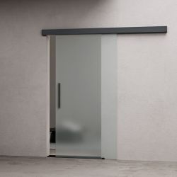 doporro Glasschiebetür Design komplettset mit ESG-Sicherheitsglas günstig online kaufen