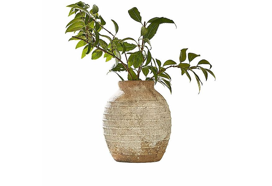 Mirabeau Tischvase Vase Sibinna braun/weiß günstig online kaufen