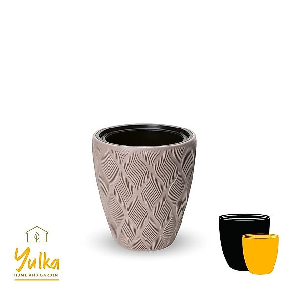 YULKA Pflanzkübel LEAVES (Set, Übertopf mit günstig online kaufen