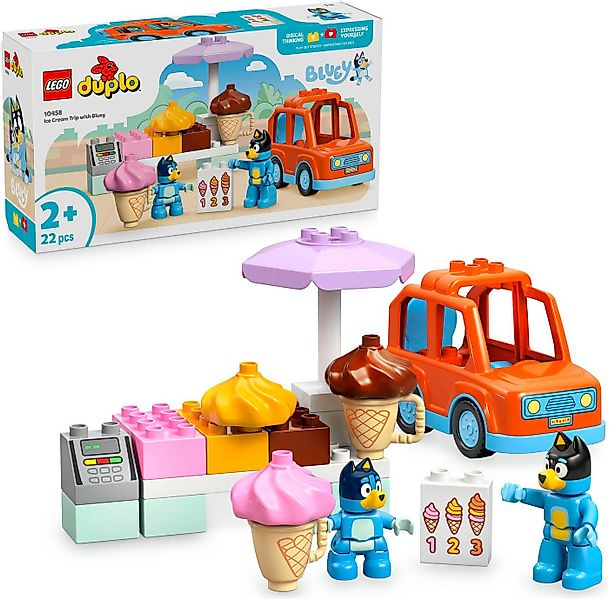 LEGO® Ausflug zur Eisdiele mit Bluey (10458), LEGO DUPLO Bluey Konstruktion günstig online kaufen