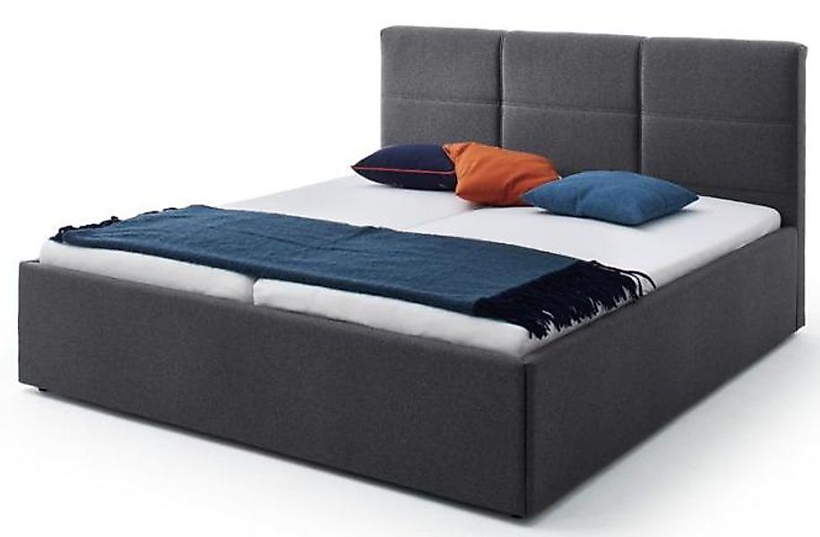 Polsterbett  Dursley ¦ grau ¦ Maße (cm): B: 193 H: 110 Betten > Polsterbett günstig online kaufen