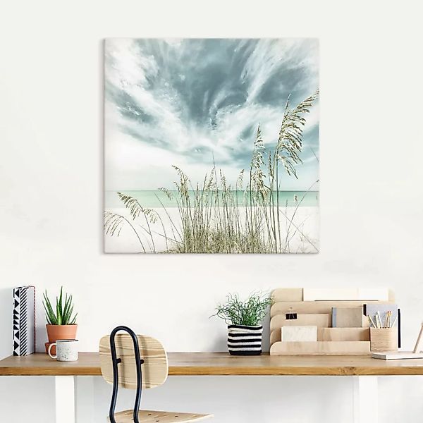 Artland Wandbild »Allein am Strand«, Strandbilder, (1 St.), als Leinwandbil günstig online kaufen