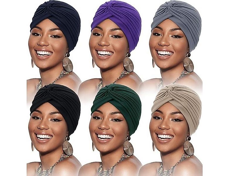 Coonoor Turbanmütze Afrikanischer Damen Geflecht Kopfbedeckung Kopftücher C günstig online kaufen