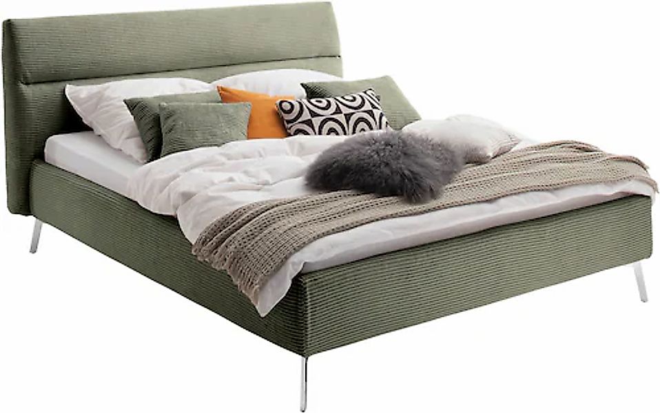 Home affaire Polsterbett »Elvo, weichgepolstertes Kopfteil, wahweise Überlä günstig online kaufen